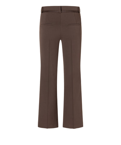 Francoise Cropped Pant Espresso Powder