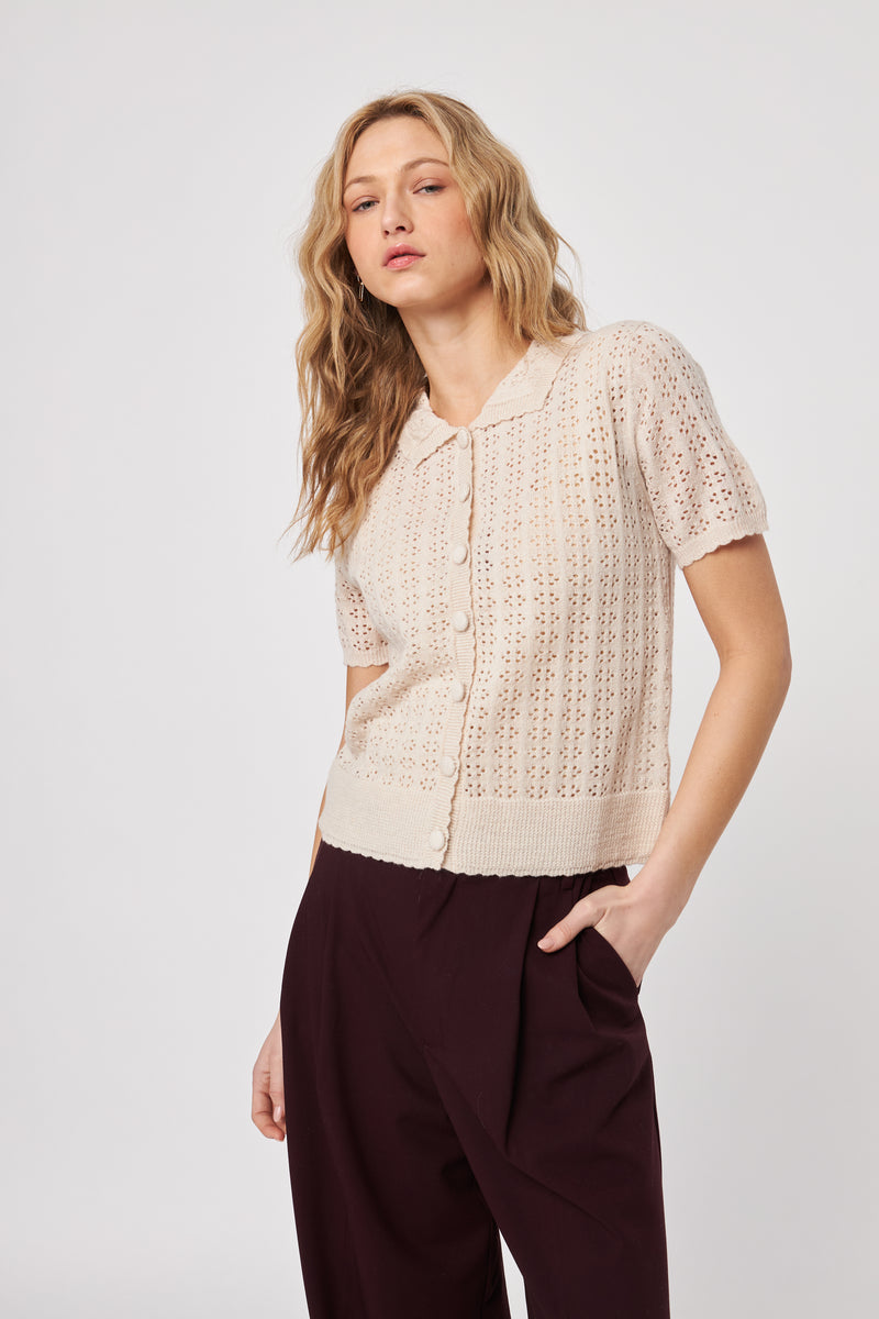 Crew Pearl Blush Sweater