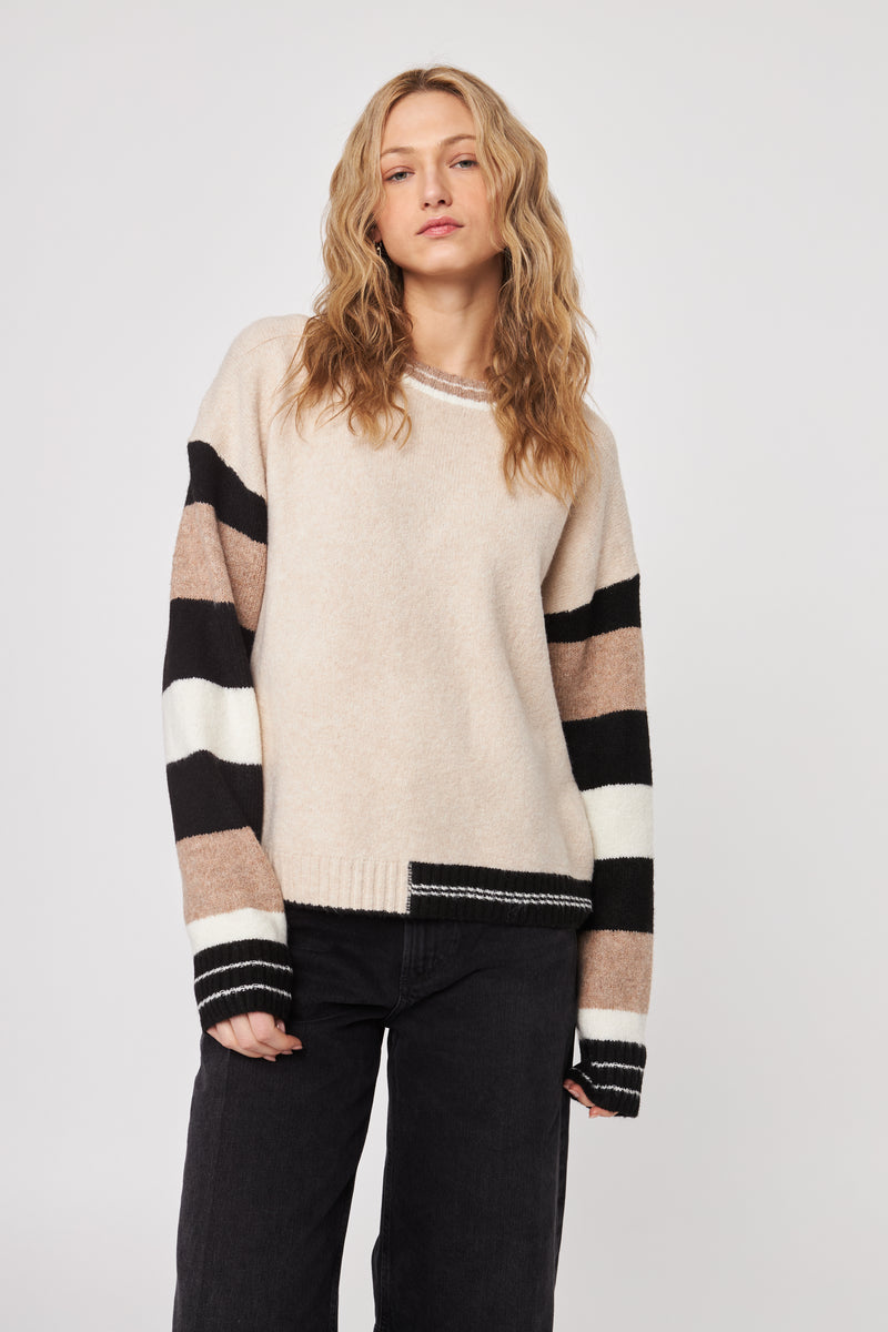 Reed Birch Striped Sweater