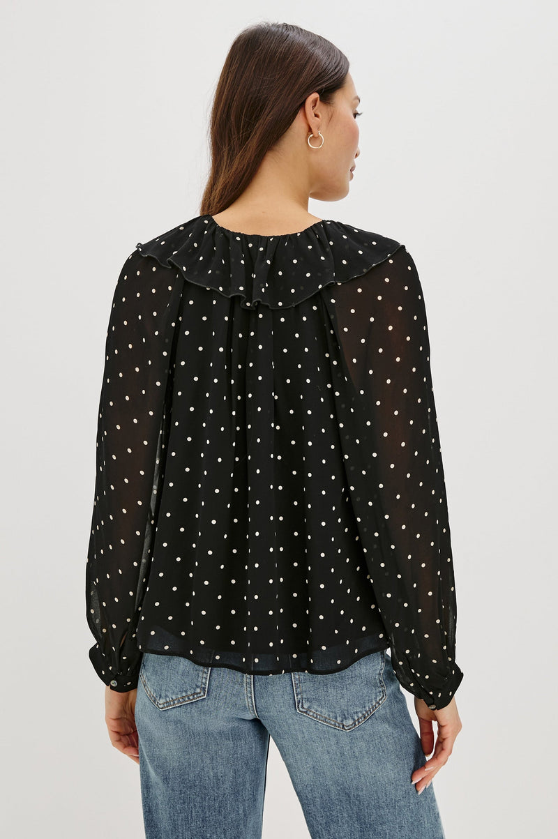 Honora Top Polka Dots