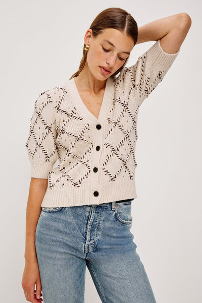 Isla Knit Cardigan Oat