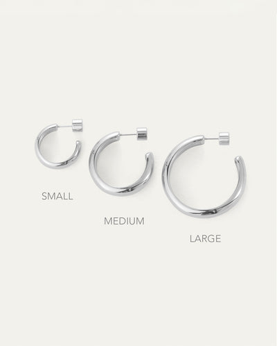 Staple Hoop Earring Medium