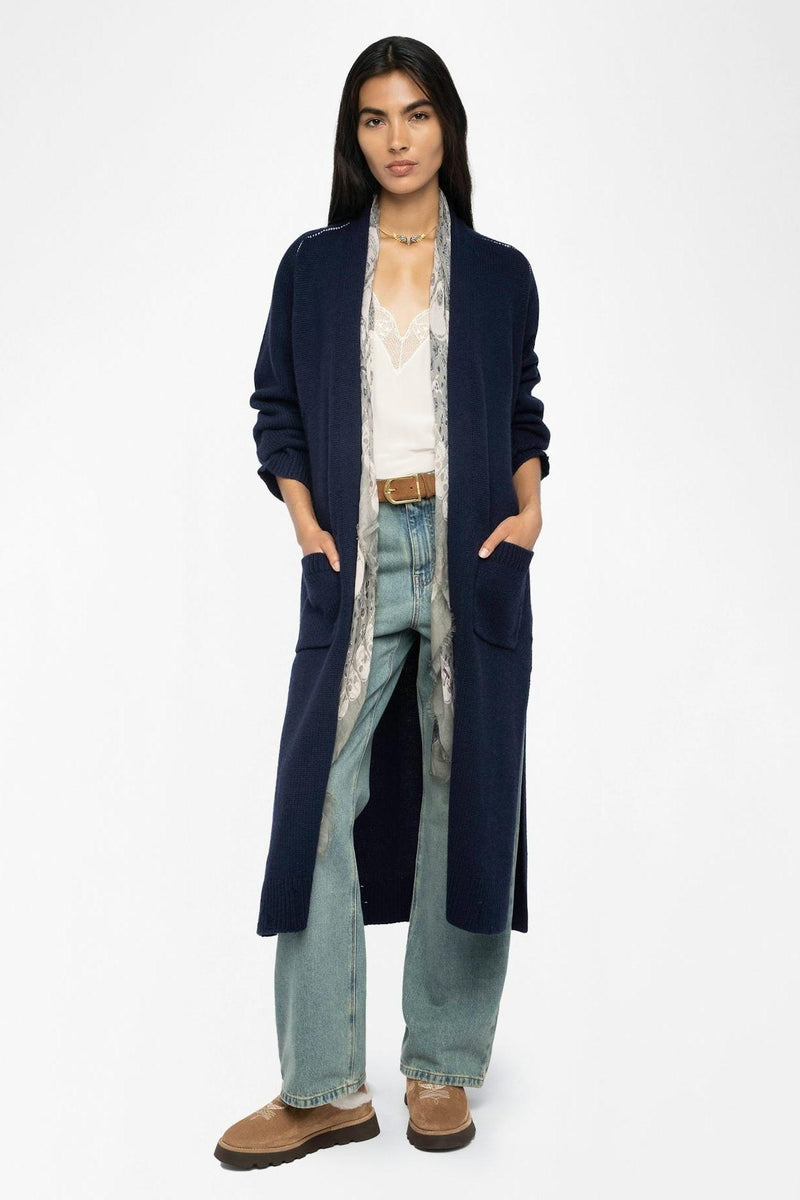 Salonny Cardigan Dark Navy
