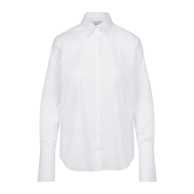 New Voyage French Cuff Blouse White
