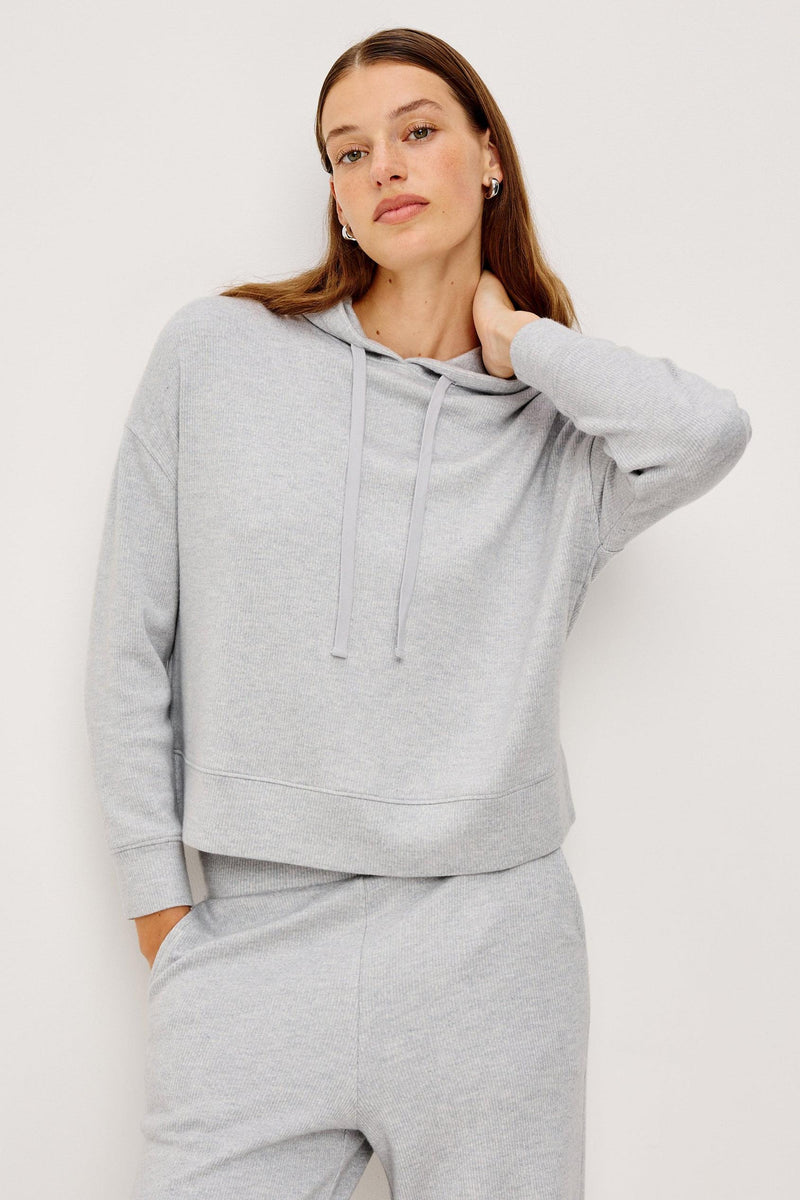 Nico Sweatshirt Heather Grey Brushed