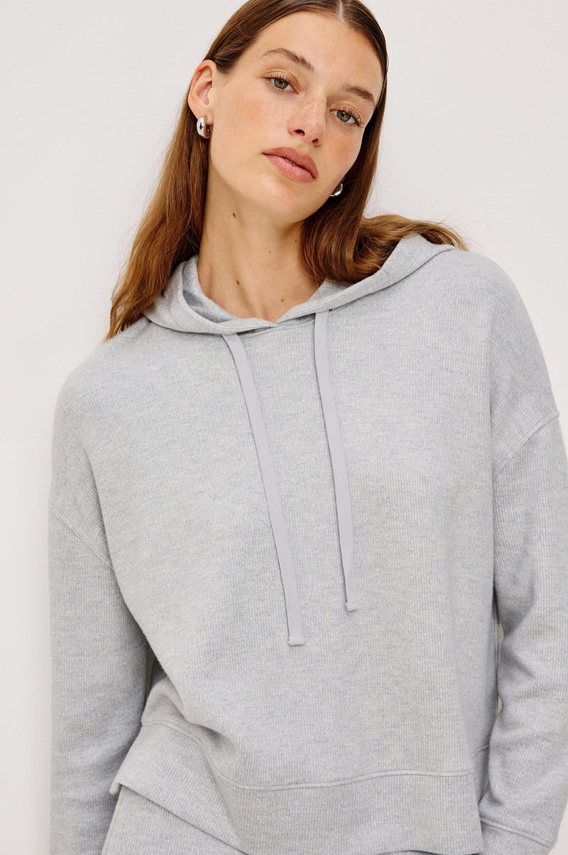 Nico Sweatshirt Heather Grey Brushed