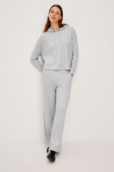 Nico Sweatshirt Heather Grey Brushed