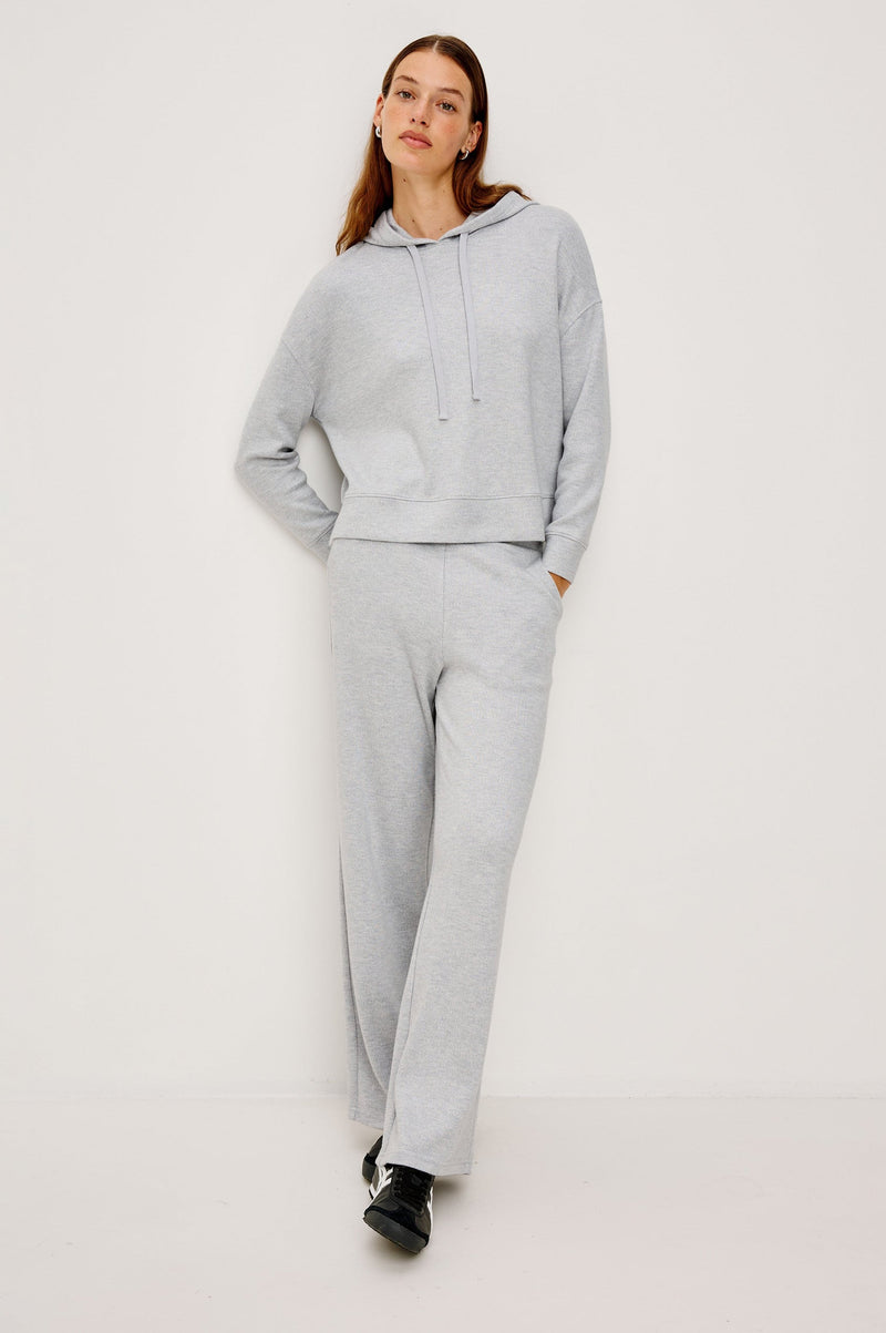 Nico Sweatshirt Heather Grey Brushed