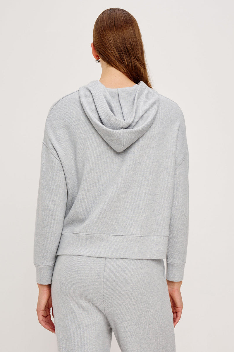 Nico Sweatshirt Heather Grey Brushed