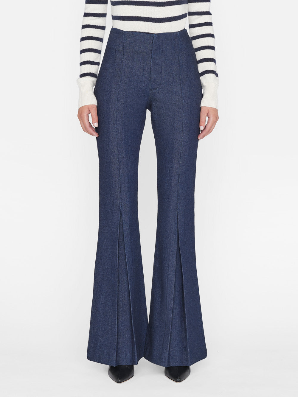 Pleated Denim Pant by Frame