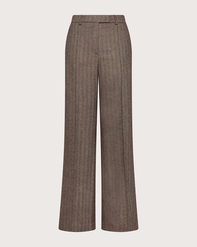 Straight Leg Weave Pants Dove Grey