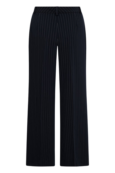 Milara Fluent Pin Stripe Pant Blue White Stripe