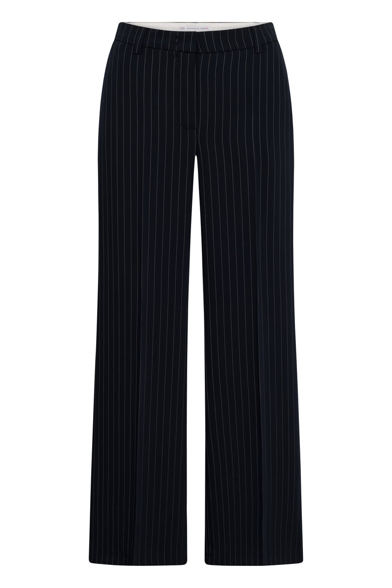 Milara Fluent Pin Stripe Pant Blue White Stripe