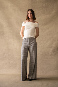 Shiloh Pant Off White Graphical