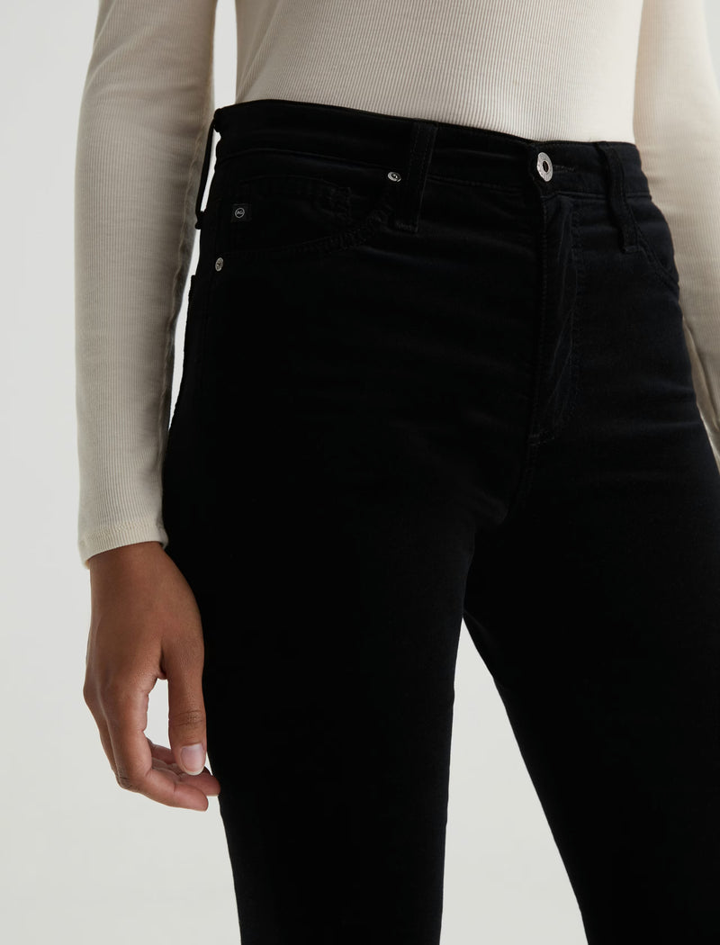 Farrah Boot Velvet Super Black