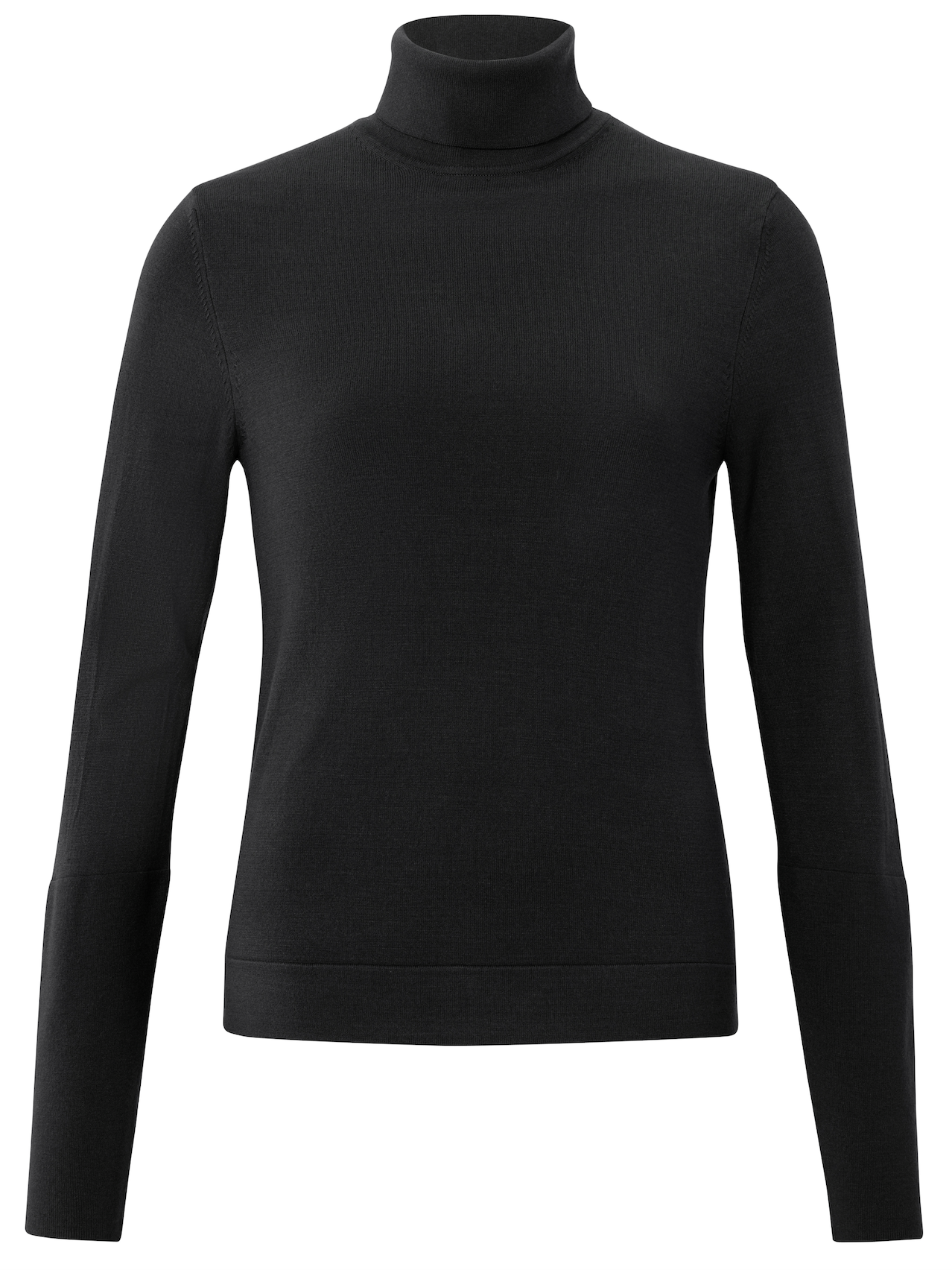 Turtleneck Sweater With Buttoned Cuff by Yaya