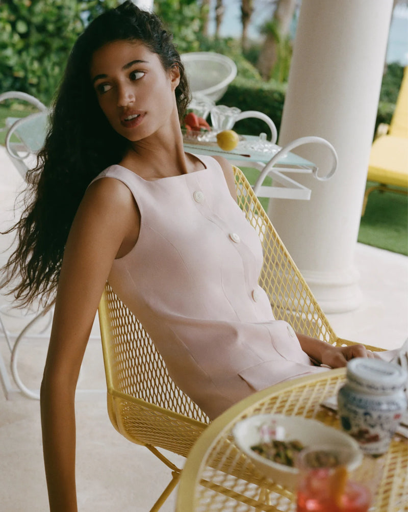 Evan Linen Mini Dress