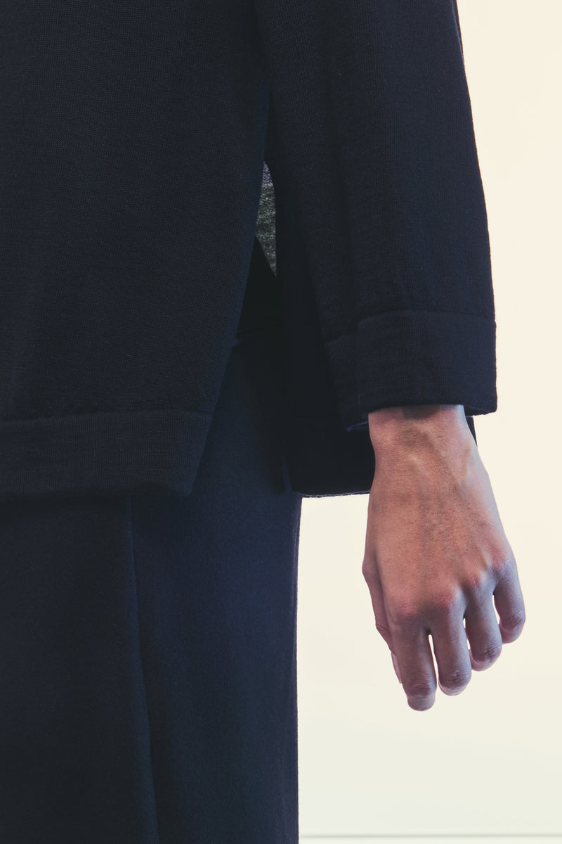 Sweater Astrid Black/Medium Grey