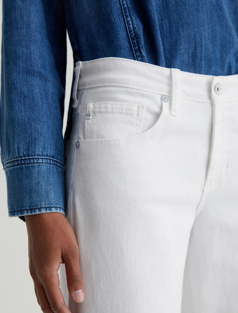 Adria Low Rise In Gallery White-AG Jeans-Tocca Finita