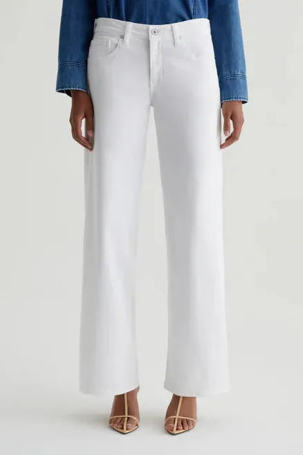 Adria Low Rise In Gallery White-AG Jeans-Tocca Finita