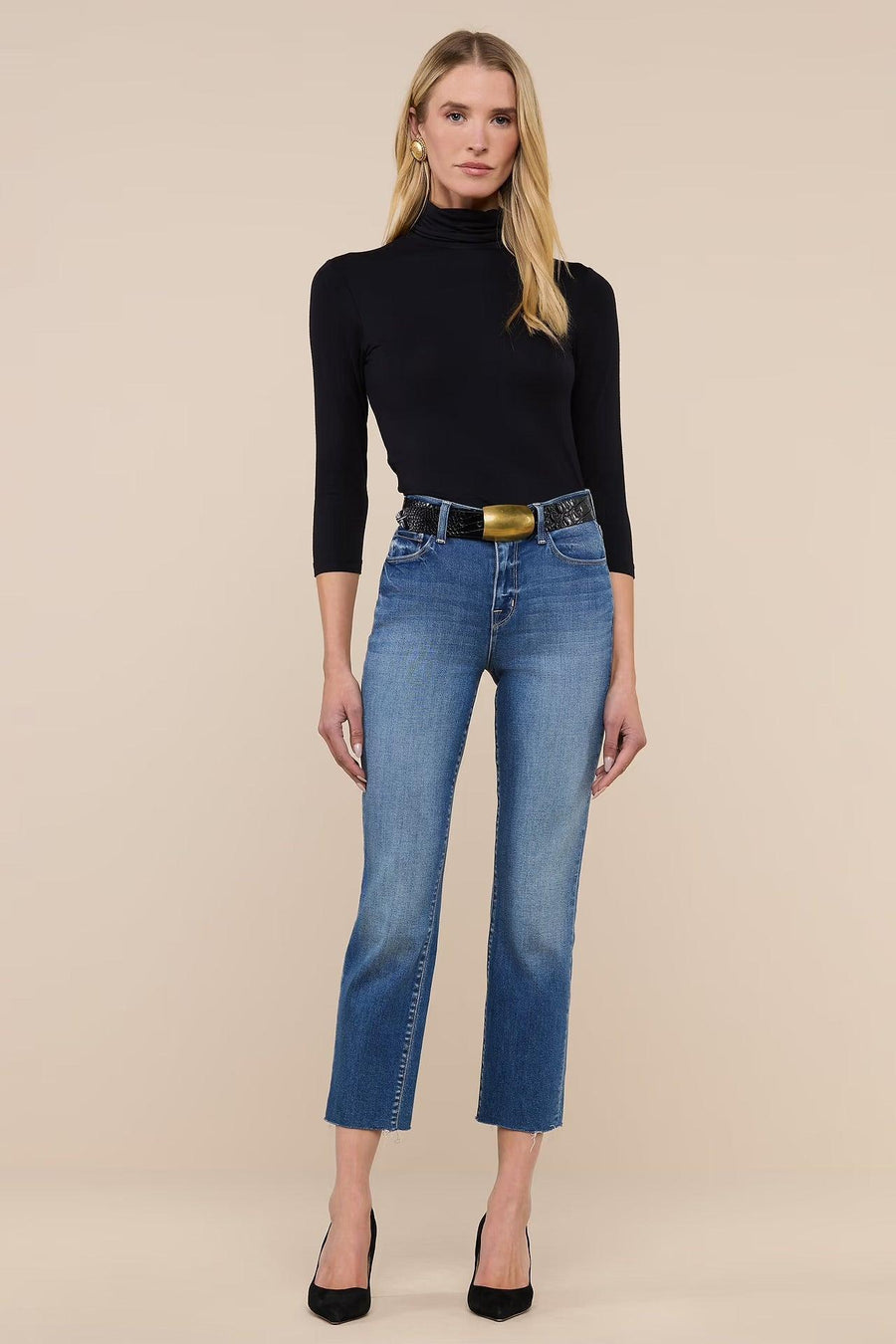 Aja Turtleneck Black-L&