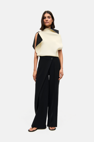 Anais Wrap Pant in Black-Cambio-Tocca Finita