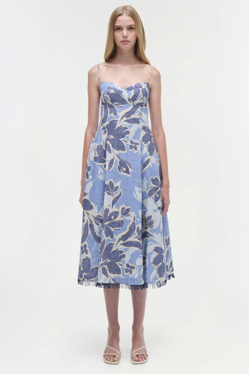 Analise Bustier Midi Dress-Simkhai-Tocca Finita