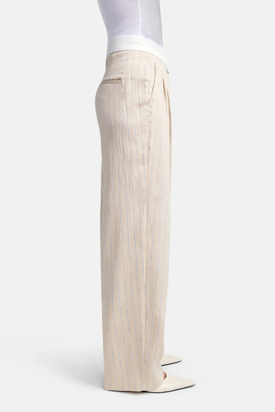 Anny Waistband In Creme Striped-Cambio-Tocca Finita