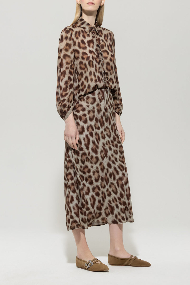 Artistic Animal Print Skirt-Luisa Cerano-Tocca Finita