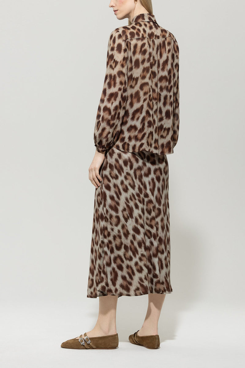 Artistic Animal Print Skirt-Luisa Cerano-Tocca Finita
