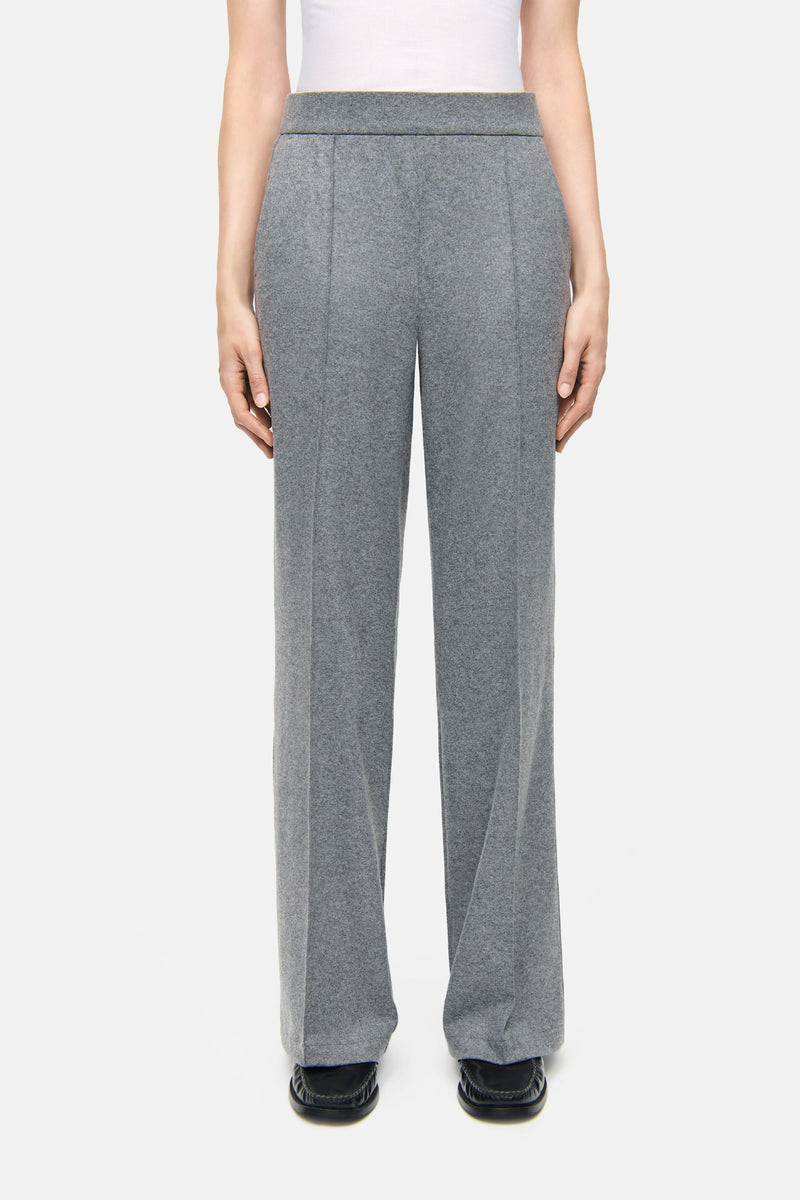 Ava Pant Grey Melange-Cambio-Tocca Finita