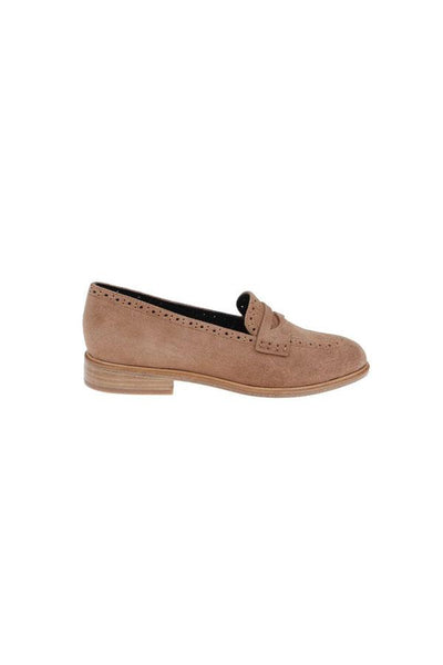 Avriel Loafer Sand Suede-L'Agence-Tocca Finita