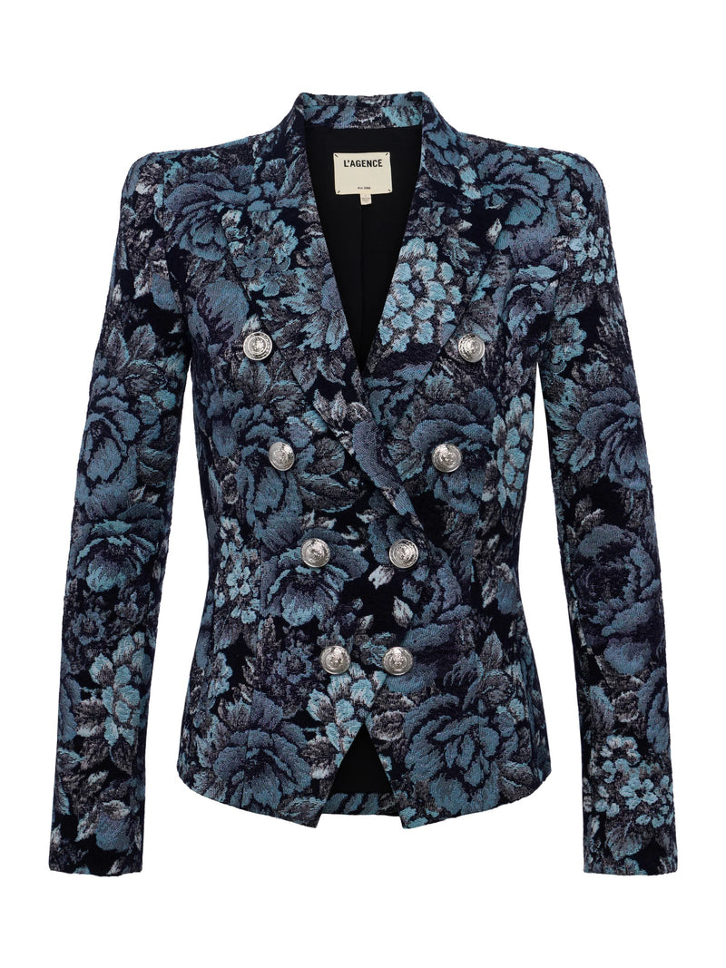 Bethany Blazer In Black Midnight Floral-L&
