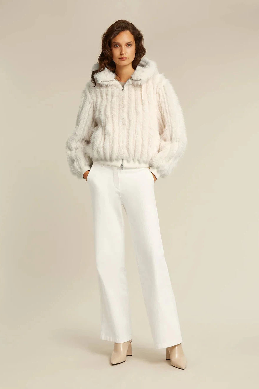 Birdie Jacket In Off White-Beaumont-Tocca Finita