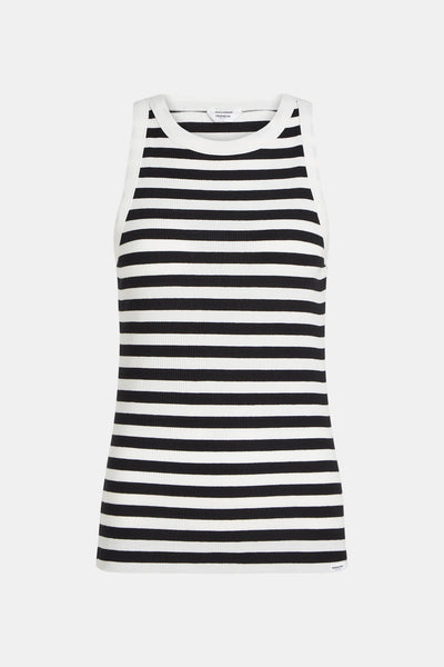Black and White Stripe Singlet-Penn&Ink-Tocca Finita