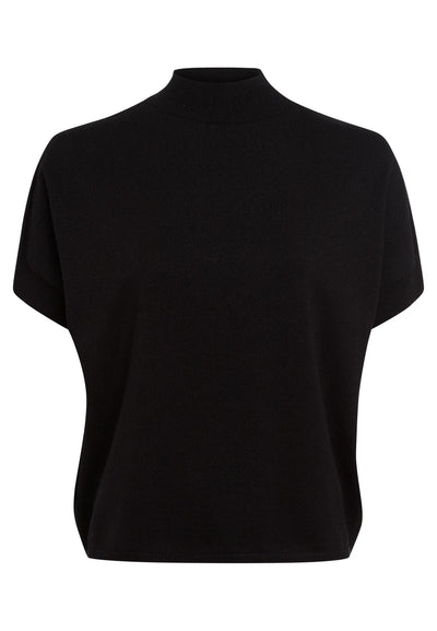 Black Mock-neck Sweater-Marc Aurel-Tocca Finita