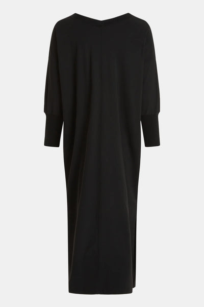 Black V Neck Jersey Dress-Penn&Ink-Tocca Finita