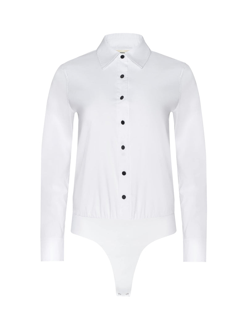 Blake Long Sleeve Bodysuit with Tie-L&