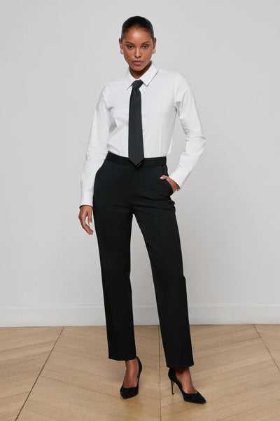 Blake Long Sleeve Bodysuit with Tie-L'Agence-Tocca Finita