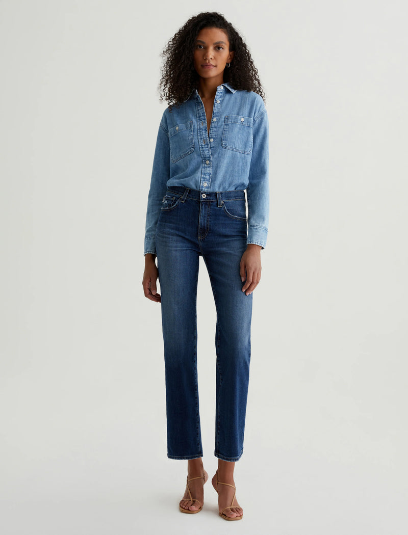 Brinley Mid-Rise Cropped In 7 Years La Jolla-AG Jeans-Tocca Finita