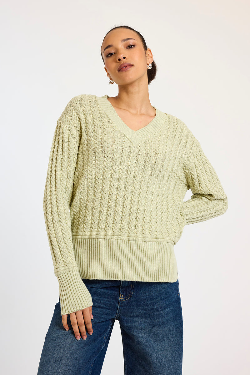 Cable Sweater-Wispr-Tocca Finita