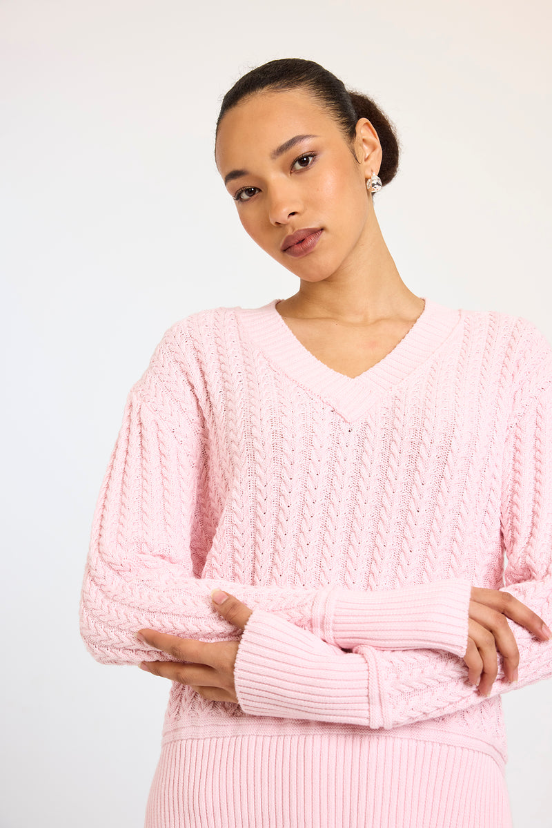 Cable Sweater-Wispr-Tocca Finita