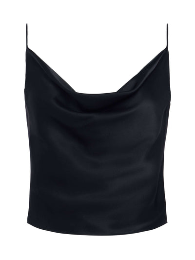 Calista Silk Camisole Black-L'Agence-Tocca Finita