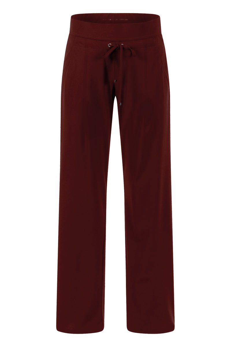 Candice Straight Pant Burgundy-Raffaello Rossi-Tocca Finita
