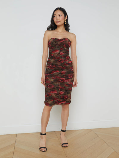 Caprice Strapless Dress-L'Agence-Tocca Finita