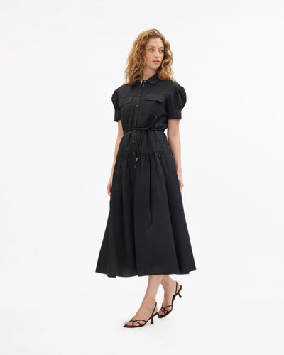 Carrington Dress In Black-Tanya Taylor-Tocca Finita