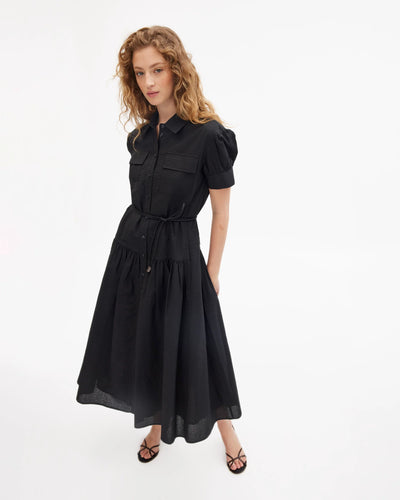 Carrington Dress In Black-Tanya Taylor-Tocca Finita