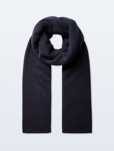 Cashmere Travel Wrap Deep Navy-White And Warren-Tocca Finita