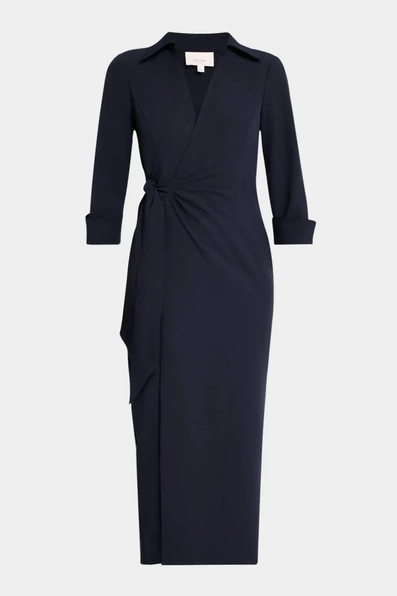Cayleigh Dress In Navy-Cinq A Sept-Tocca Finita