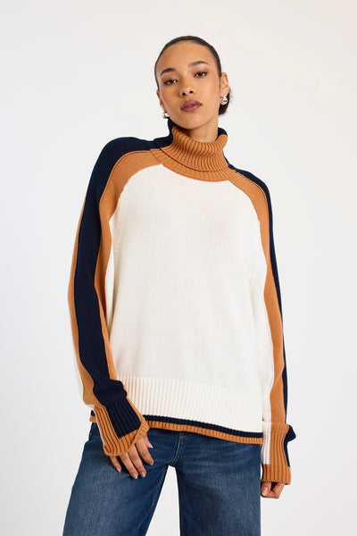 Celine Roll Neck Sweater Ivory-Wispr-Tocca Finita